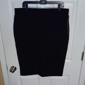 INC International Concepts Elegant Black Pencil Skirt